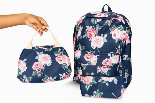 Set de Sacs à Dos Fleuri