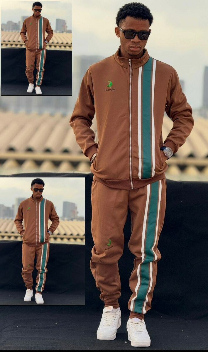 Survêtement homme avec rayures