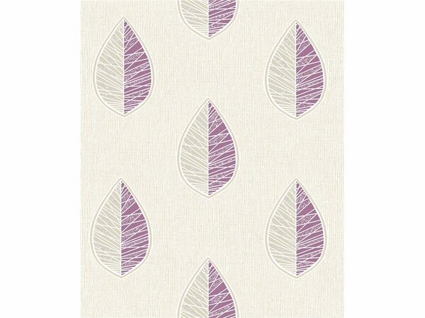 Papier peint à motif feuilles