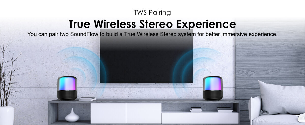 ORIAMO SOUND FLOW 50W WIRELESS SPEAKER