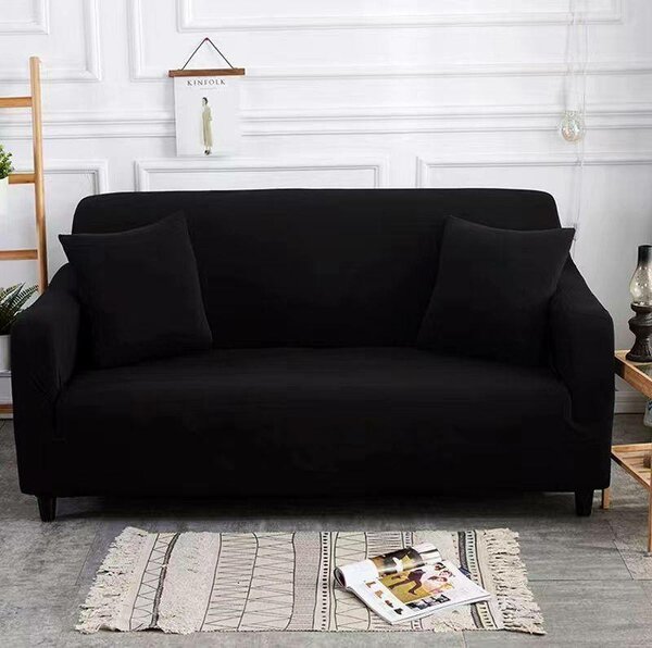 Plain sofa cover's