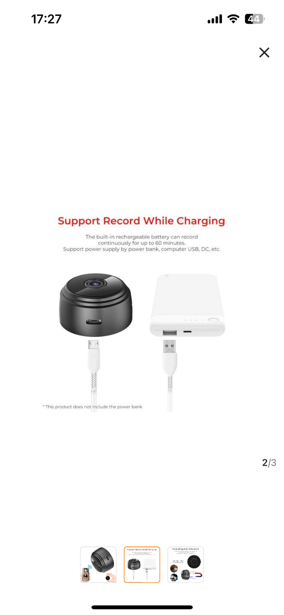 Mini caméra discrète A9 wifi