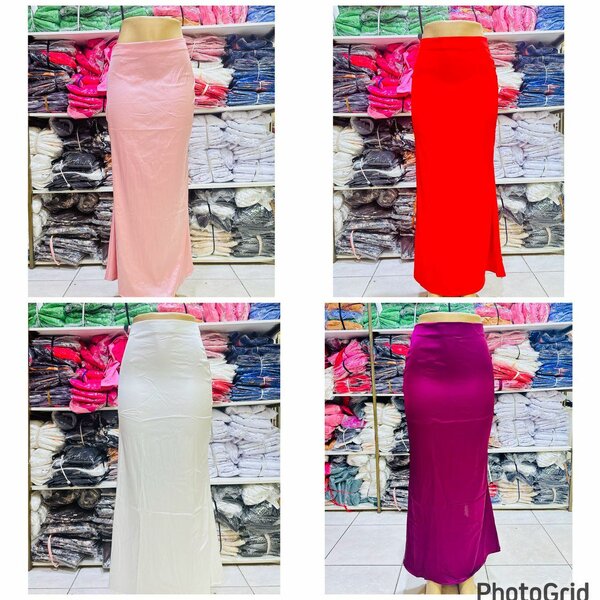 Silk maxi skirt