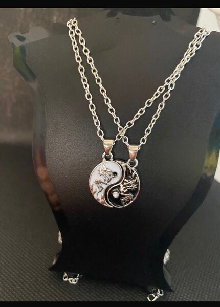 Ensemble chaîne yin&yang