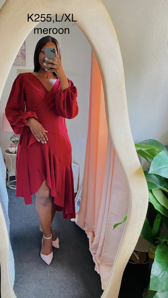 red dress