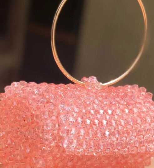 Handmade bag pink