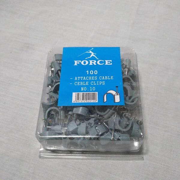 Attaches force n10  100 pièces