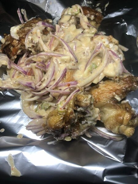 DEMI POULET MAYO + ALLOCO