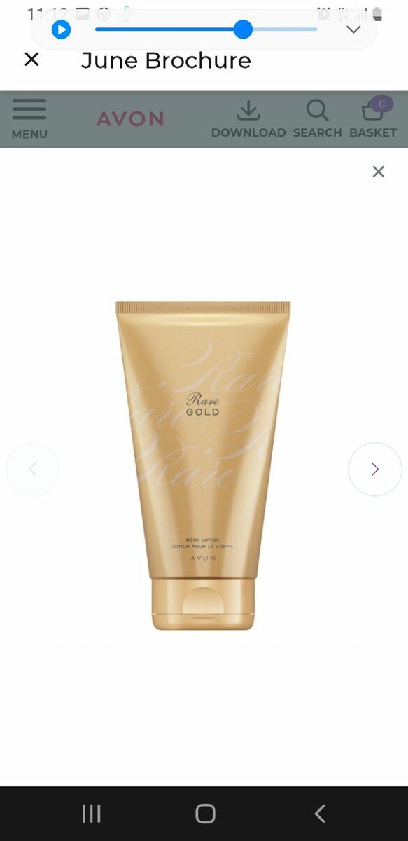 Avon body lotions