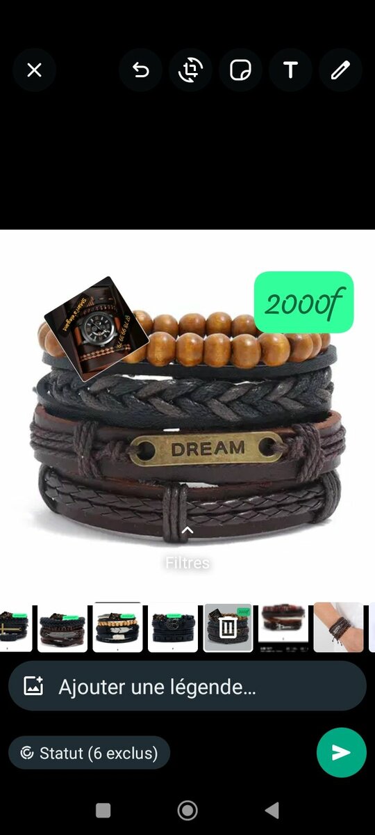 Ensemble bracelet