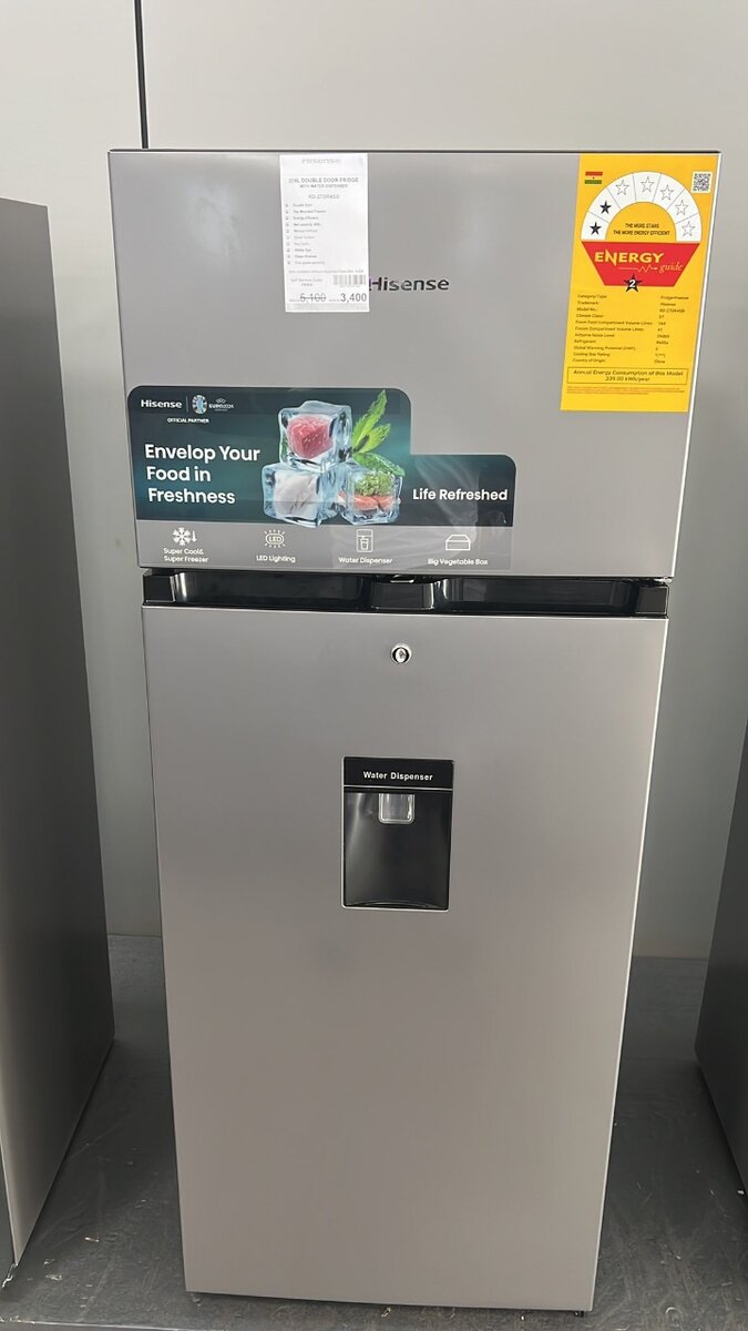 Hisense Double Door Fridge