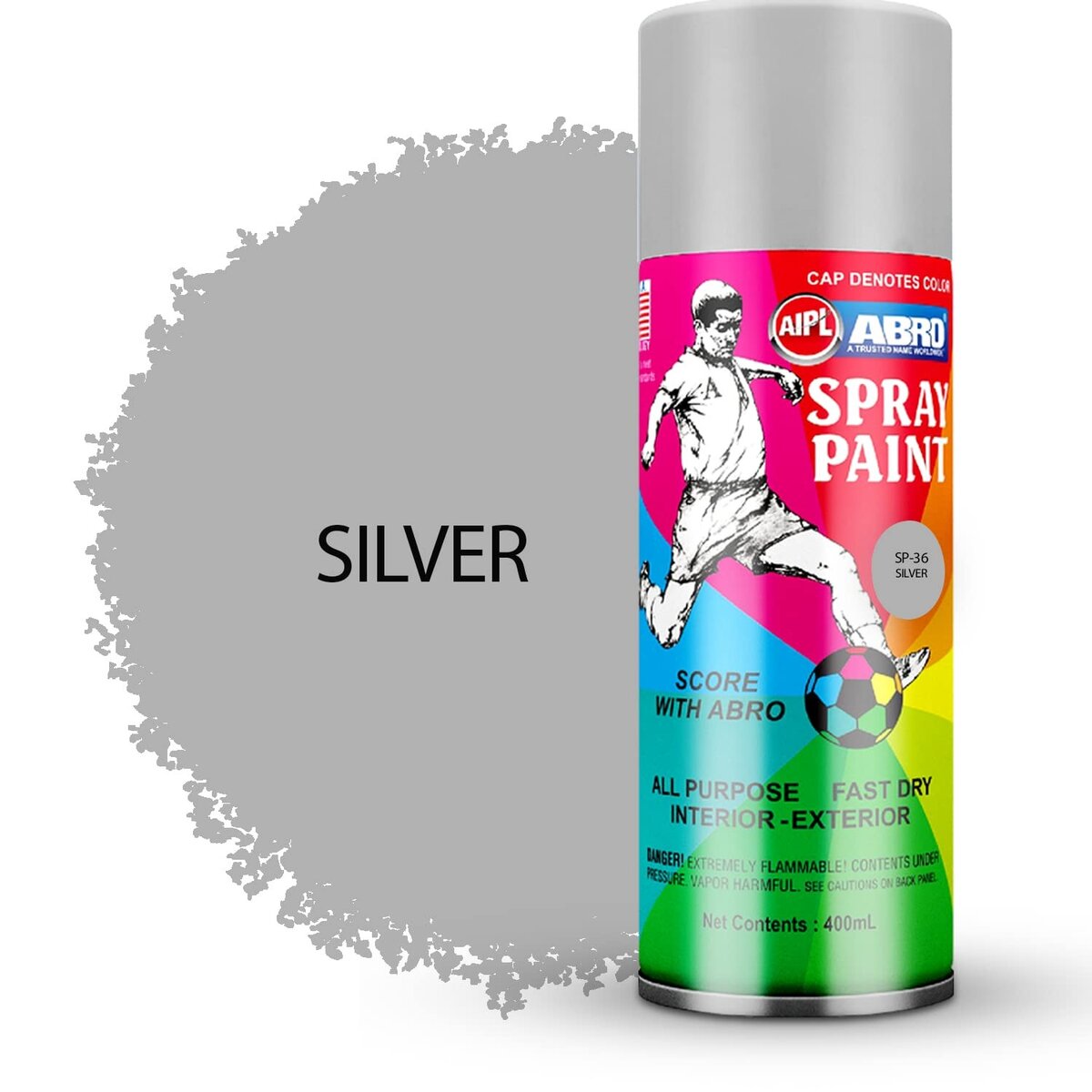 Peinture spray paint gris