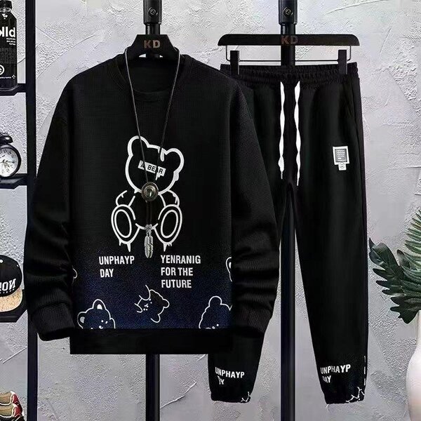 Ensemble pantalon pull cou rond