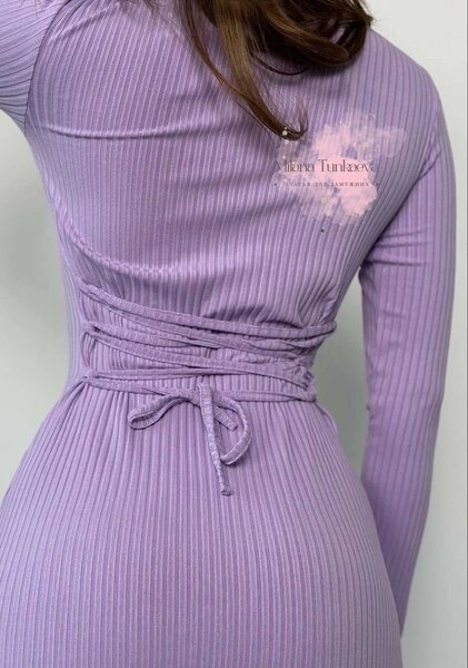 Waist tie dress