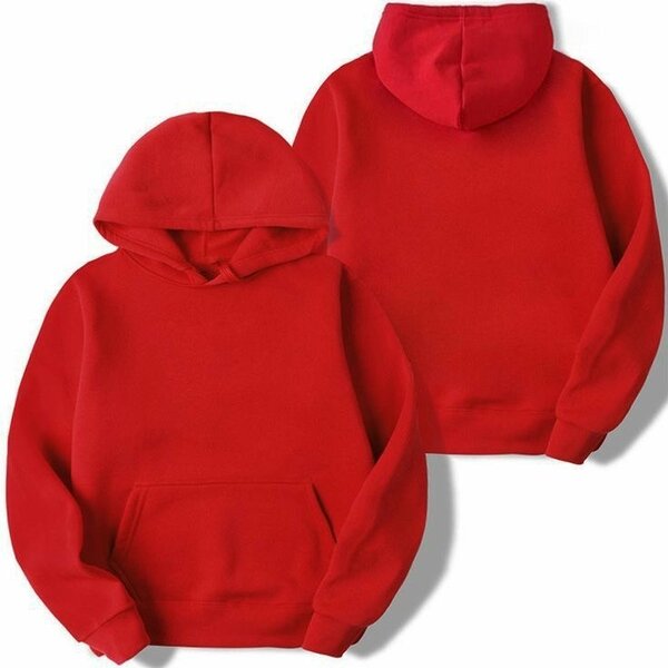 Sweat à Capuche Rouge Unisexe
