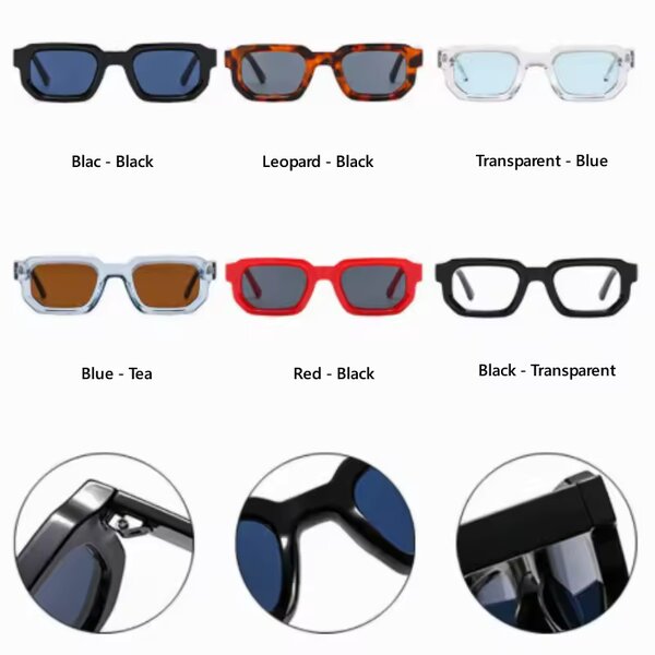 Lunettes de soleil carrées tendance
