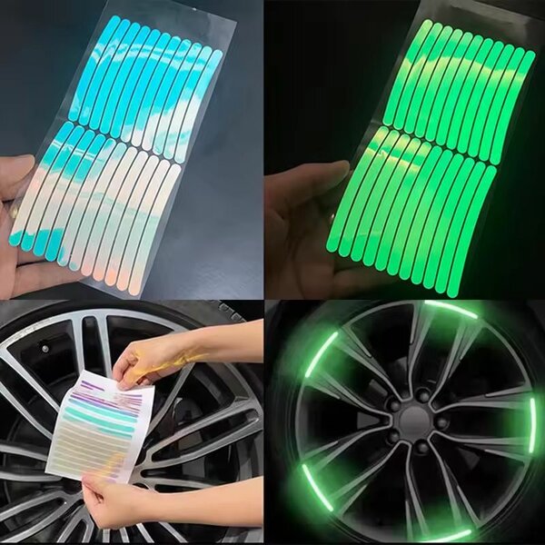Auto collant lumineux