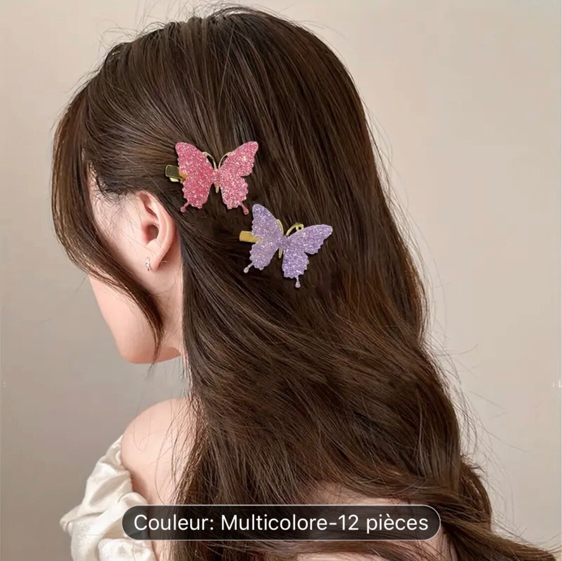Pinces Papillon Multicolores