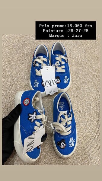 Baskets Enfant Zara Bleu