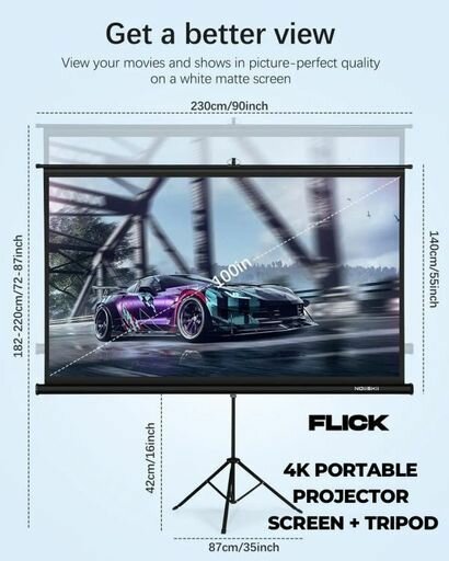 4k Projector Screen With Tripod