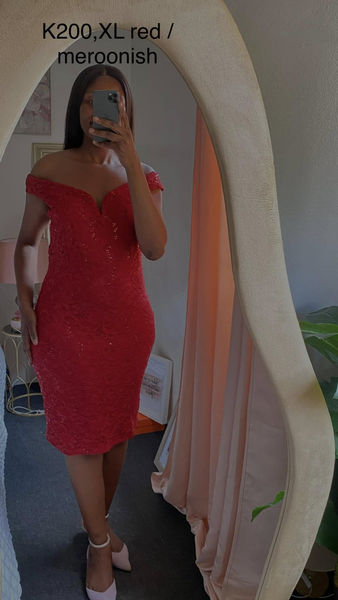 red dress