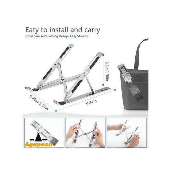 Support laptop pliable en alu