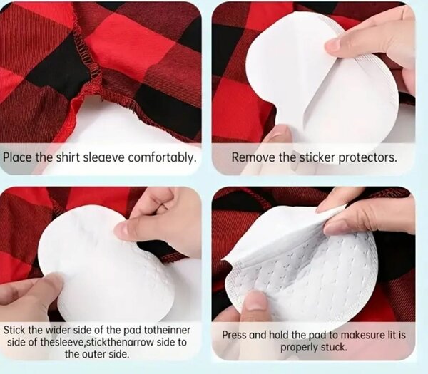 50 PCS Coussinets Jetables pour les Aisselles