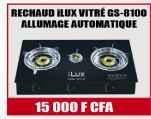 RECHAUD ILUX VITRE GS-8109 ALLUMAGE AUTOMATIQUE