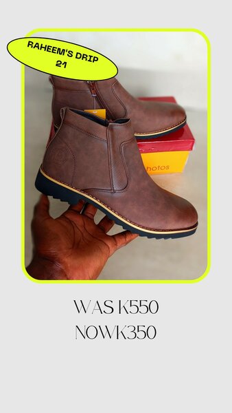 brown men's boots