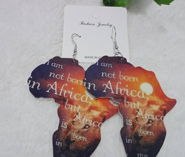 African earrings