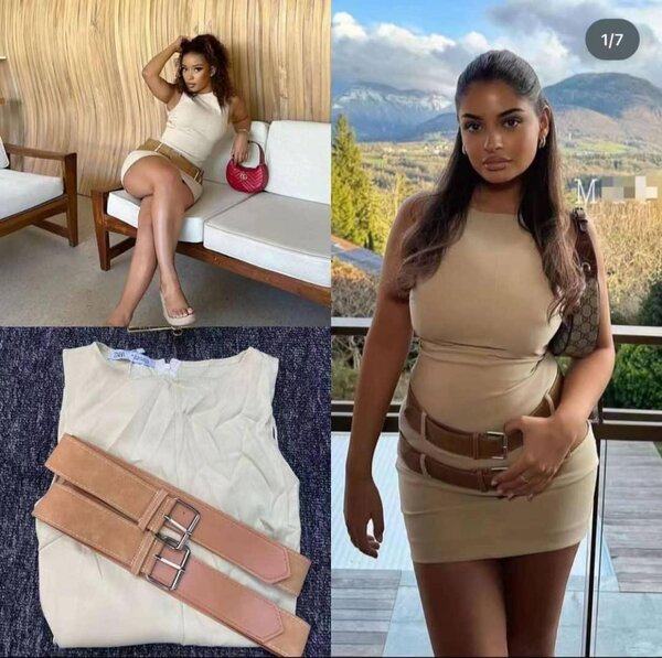 Belted dress