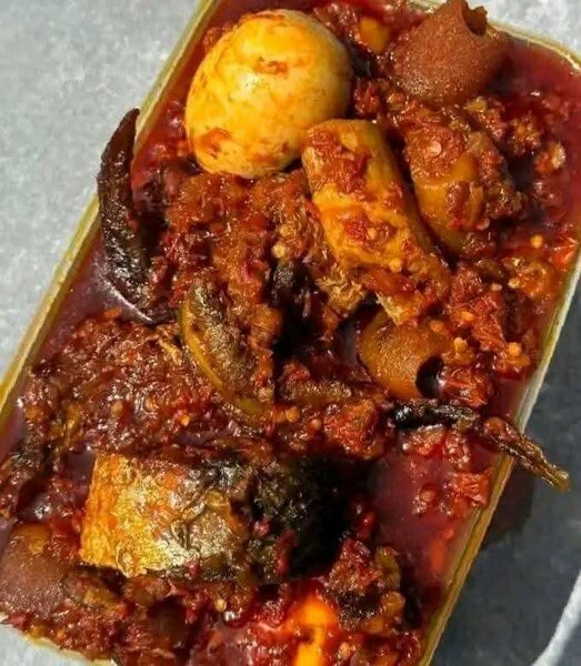 White rice and stew