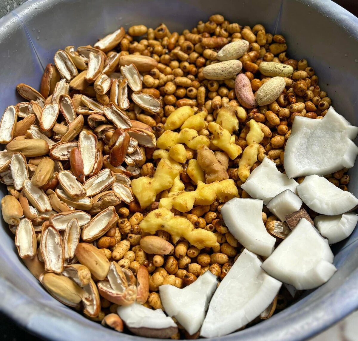 Boisson naturelle de noix tigrées
