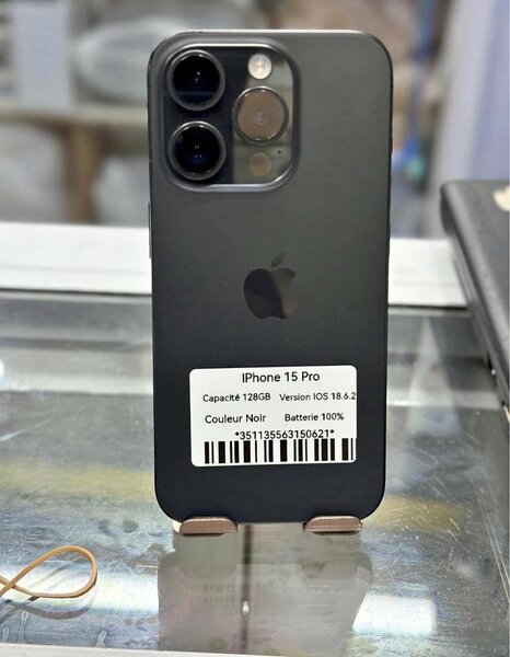 iPhone 15 Pro 128Go Noir