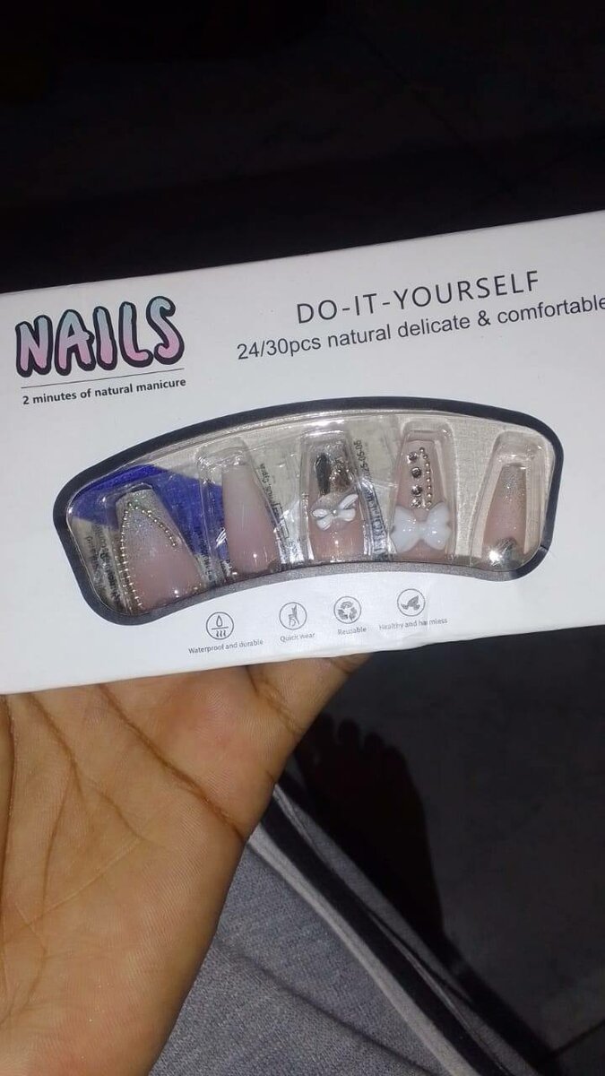 Kit d'Ongles Artificiels DIY
