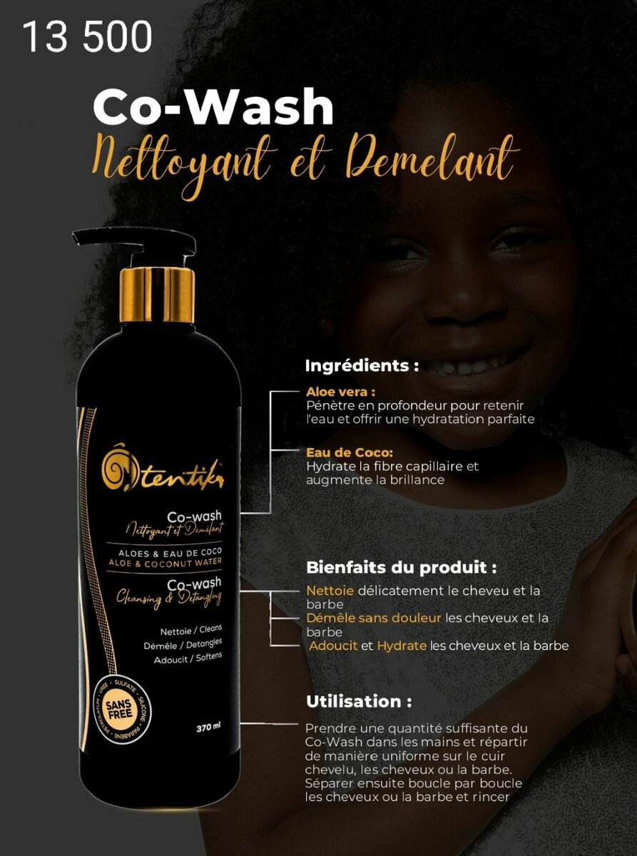 Co-Wash Nettoyant et Démêlant