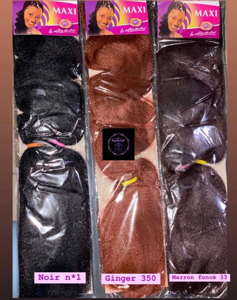Extensions de cheveux synthétiques