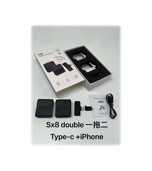 Microphone Lavalier 2 en 1