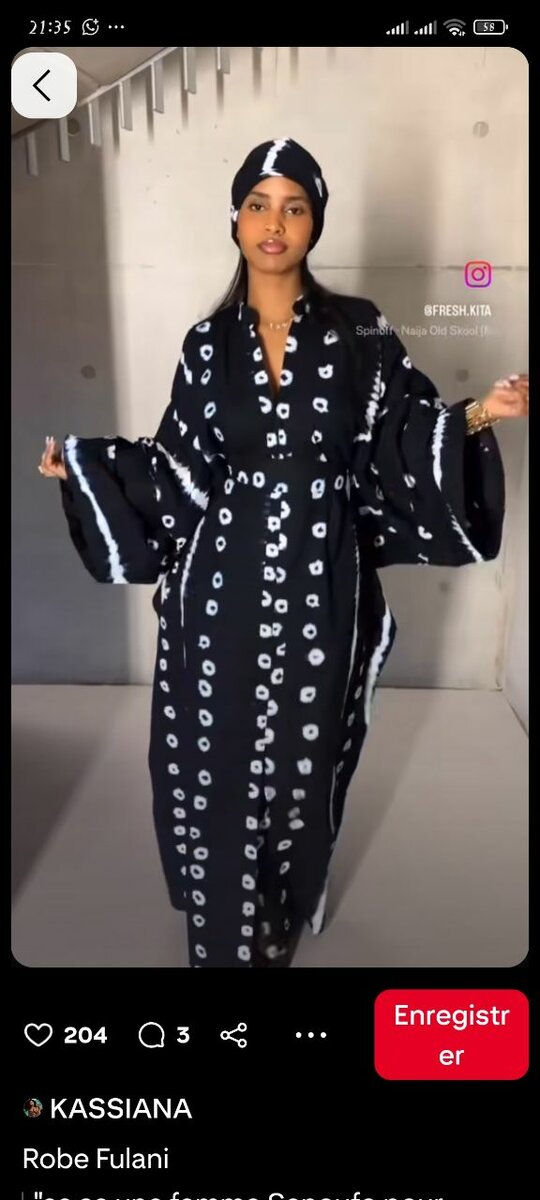Robe africaine