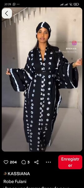 Robe africaine