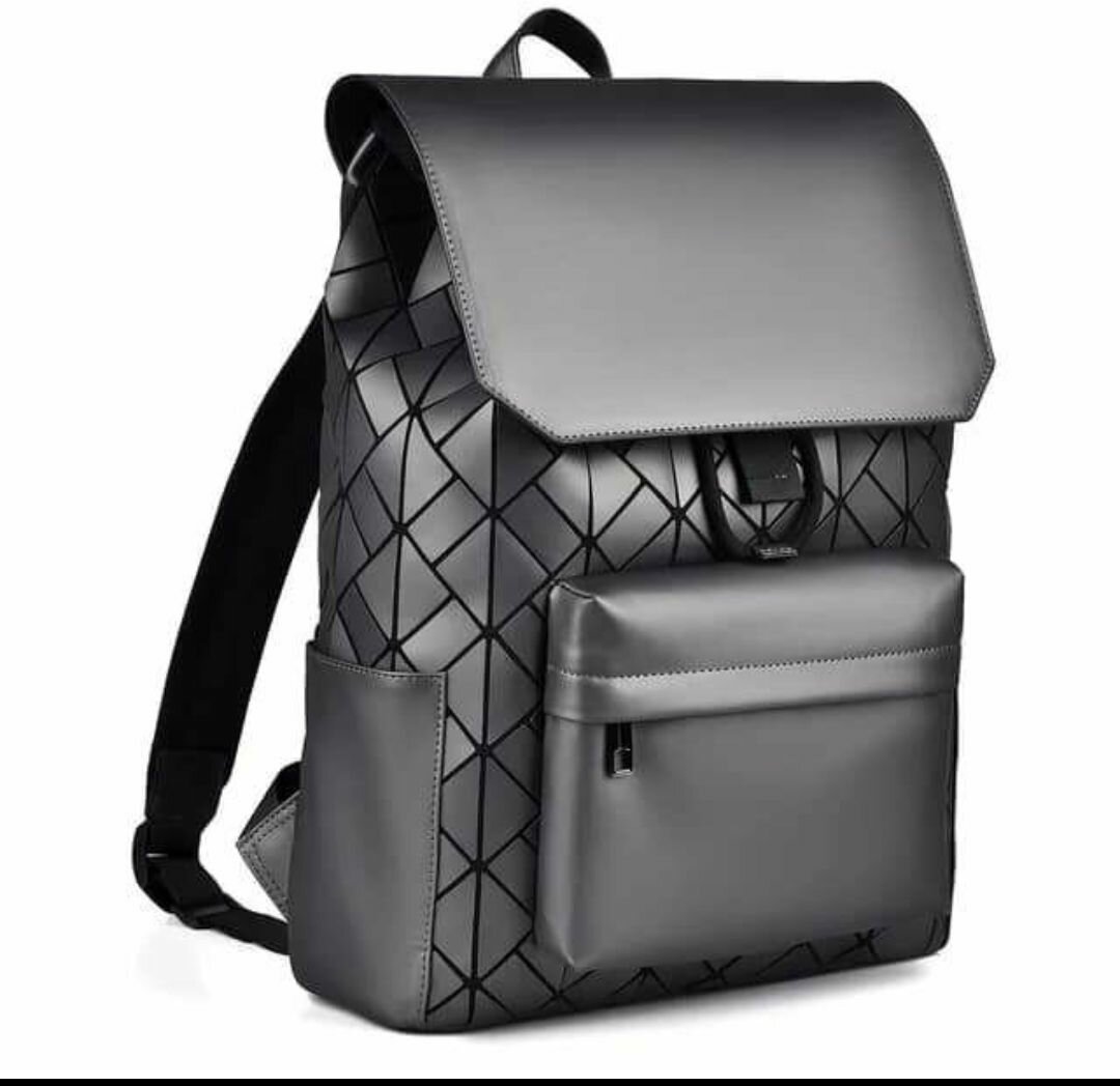 Sac à dos élégant noir unisexe