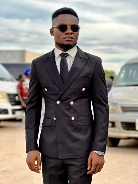Black men's suit