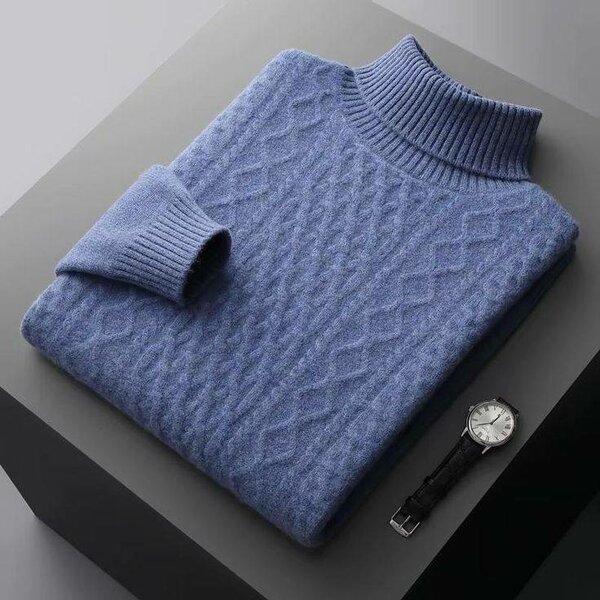Pull col roulé tricoté Miluxas