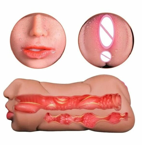 Masturbateur vagin anus bouche