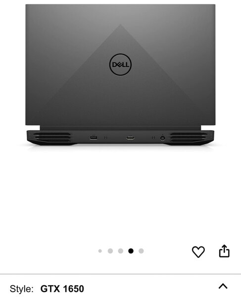 Dell GTX 1650 16ram 500 ssd