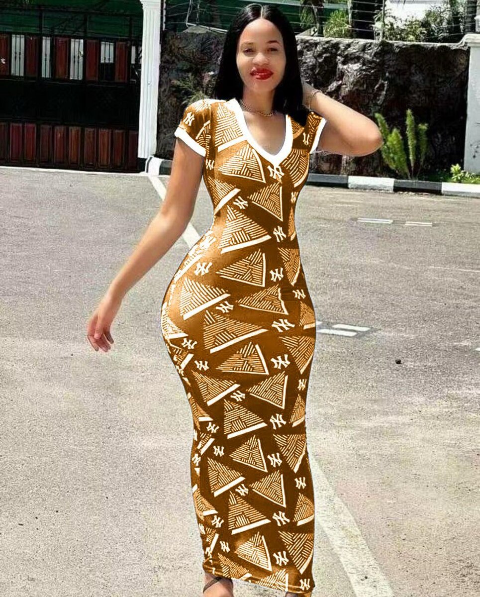 Straight bodycorn dress