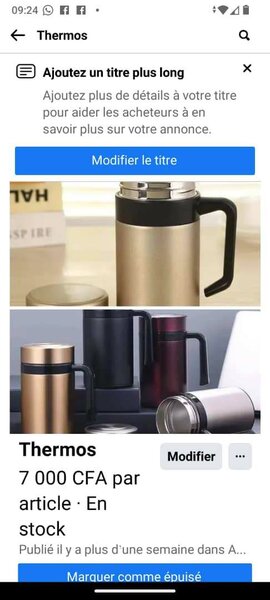 Thermos de qualité