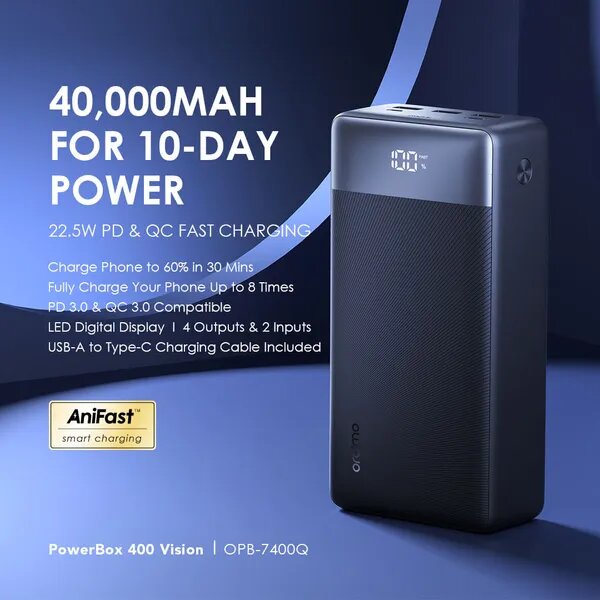 oraimo PowerBox 400 Vision Bat