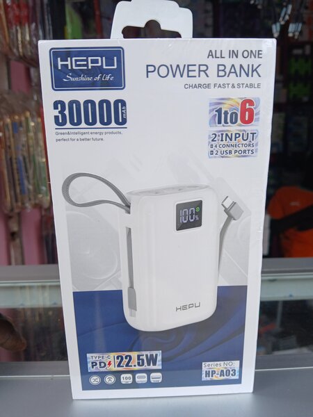 HEPU Power Bank 30000mAh