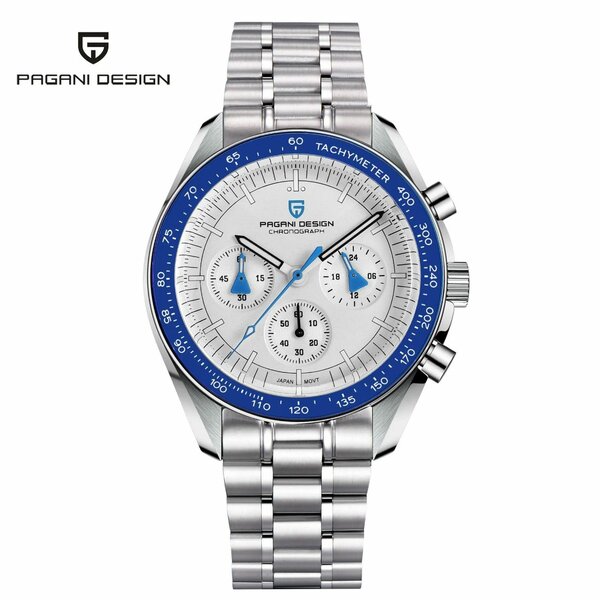 Montre Acier Homme Luxe Saphir